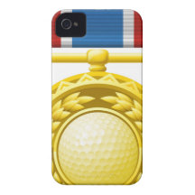 Golf medal Case-Mate iPhone 4 cases