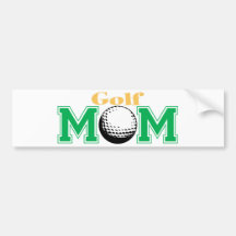 Golf Mom Bumper Stickers