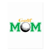 Golf Mom Postcard