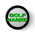 Golf Naked Button (white golf ball)