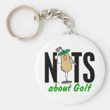 Golf Nut 2 Key Chain
