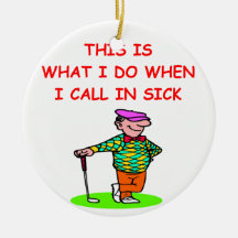 golf ornament
