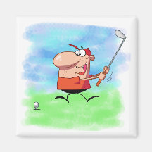 Golf Outing T-shirts and Gifts Magnets