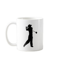 golf player mug