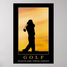 Golf poster