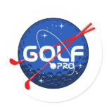 Golf Pro stickers