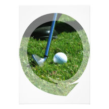 Golf Putt Invitation