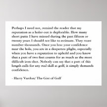 Golf Quote: Holer-Out Posters