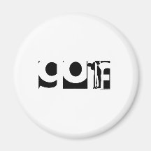 Golf Refrigerator Magnets