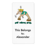golf relieves stress humour shipping labels