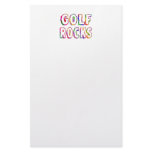 Golf Rocks stationery