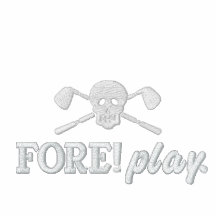 Golf Skull Bad Boys - Fore! Play - Golf Shirt Polo Shirt