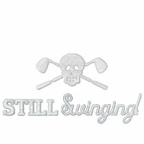 Golf Skull Bad Girls - Still Swinging - Golf Shirt Embroidered Polo Shirt