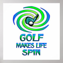 Golf Spins Posters