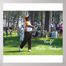 Golf Tahoe Poster "Golfing in Tahoe Collection"