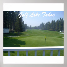 Golf Tahoe Poster "Golfing in Tahoe Collection"