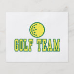 golf team logo design flyer