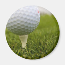 Golf Tee Design Magnet