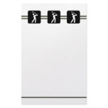 "Golf Times Three" Stationery Paper