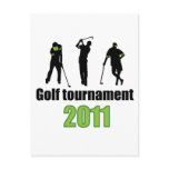 Golf tournament - GREEN Postcard