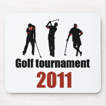 Golf tournament - RED Mousepad