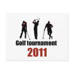 Golf tournament - RED Postcard
