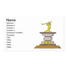 Golf Trophy Business Cards