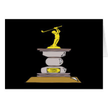 Golf Trophy Card