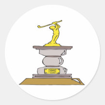 Golf Trophy Stickers