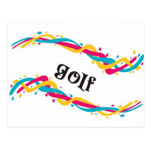 Golf Twists Post Cards
