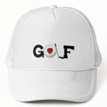 Golf With Golf Ball Tshirts and Gifts Trucker Hats