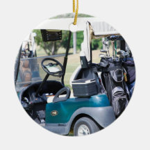 Golfcart Ornament