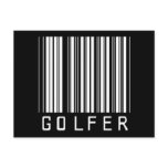 Golfer Bar Code