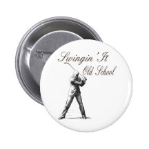 Golfer Button