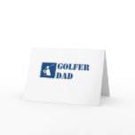 "Golfer Dad" Greeting Card