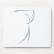 Golfer Icon Mouse Pad