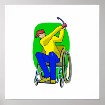 Golfer Print