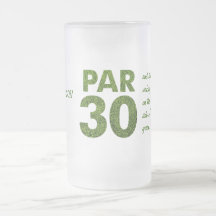 Golfers 30th Birthday Party Mugs