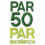 Golfers 50th Birthday Party Shirts Embroidered Polo Shirt