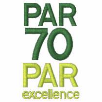 Golfers 70th Birthday Party Par 70 Shirts Polo Shirt