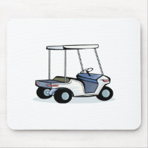 Golfers cart mousepads