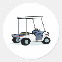 Golfers cart sticker
