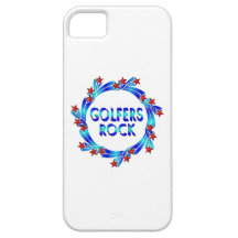 Golfers Rock Red Stars iPhone 5 Cases