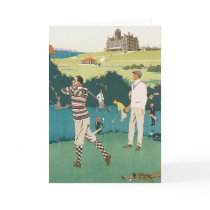 Golfing at the Club Card