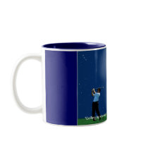 "GOLFING BY MOONLIGHT" Funny Golfer's Mug