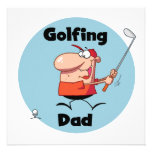 Golfing Dad Tshirts and Gifts Announcement