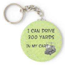 Golfing Drive Key Chain