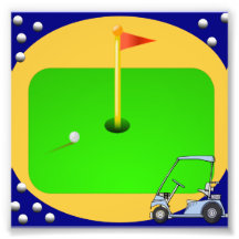 Golfing Green Photo Print