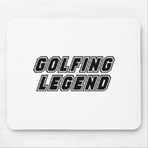 Golfing Legend Mouse Pads
