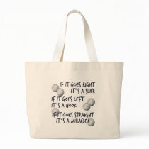 Golfing  Miracle Canvas Bags